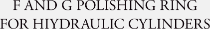 FANDG POLISHINGRING FOR HIYDRAULIC CYLINDERS